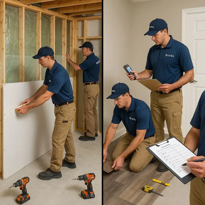 Repairs and Reconstruction process in Teutopolis, IL